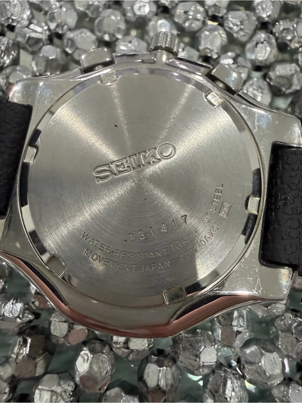 Seiko chronograph black
